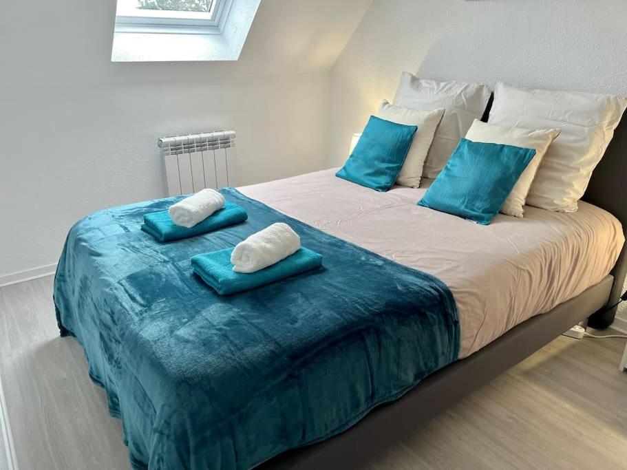 Perle Beach, Petite Maison Situee En Bord De Plage, Piscine. Guidel Kültér fotó